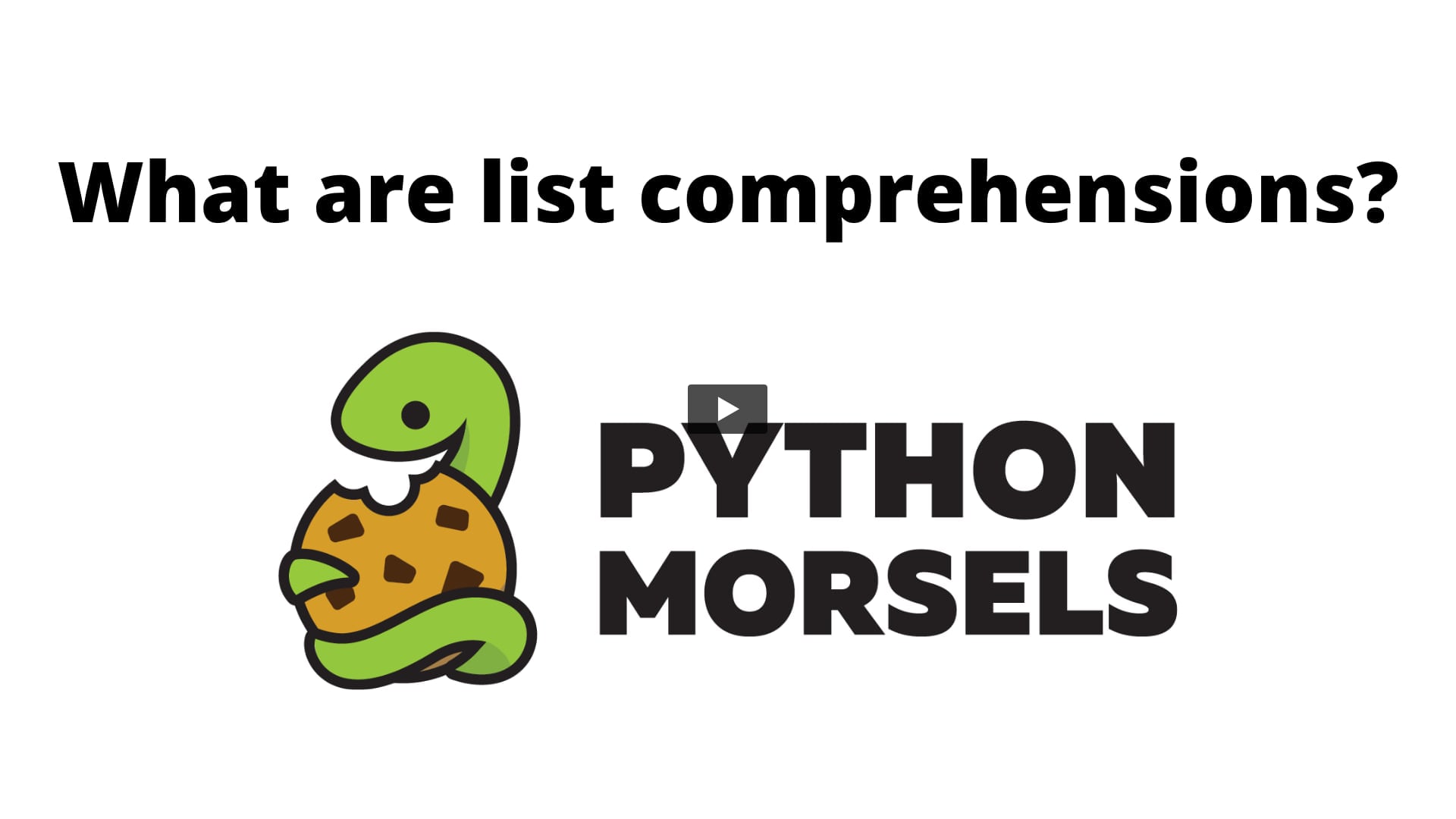 List comprehensions in Python - Python Morsels