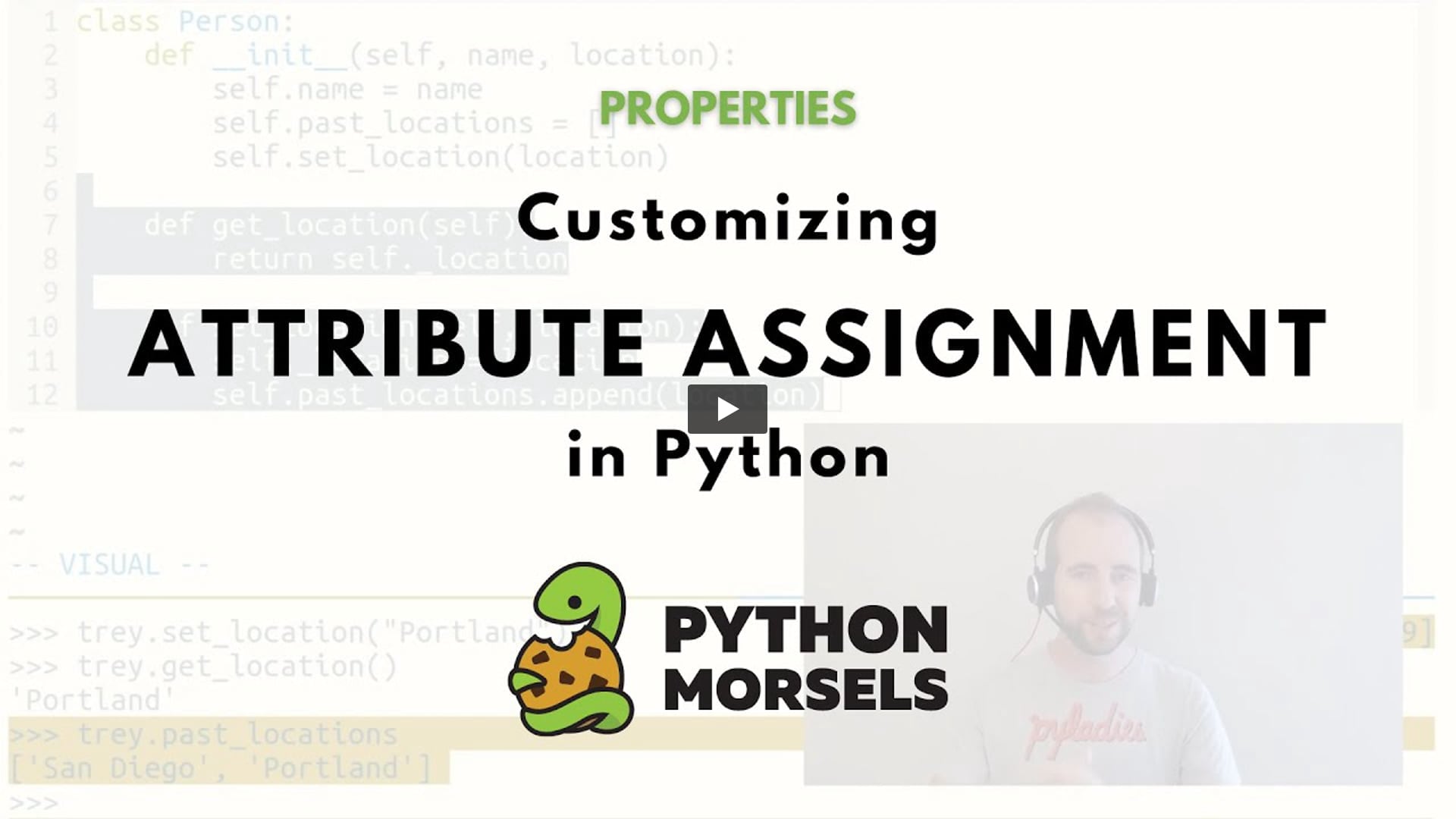 Customizing what happens when you assign an attribute - Python Morsels