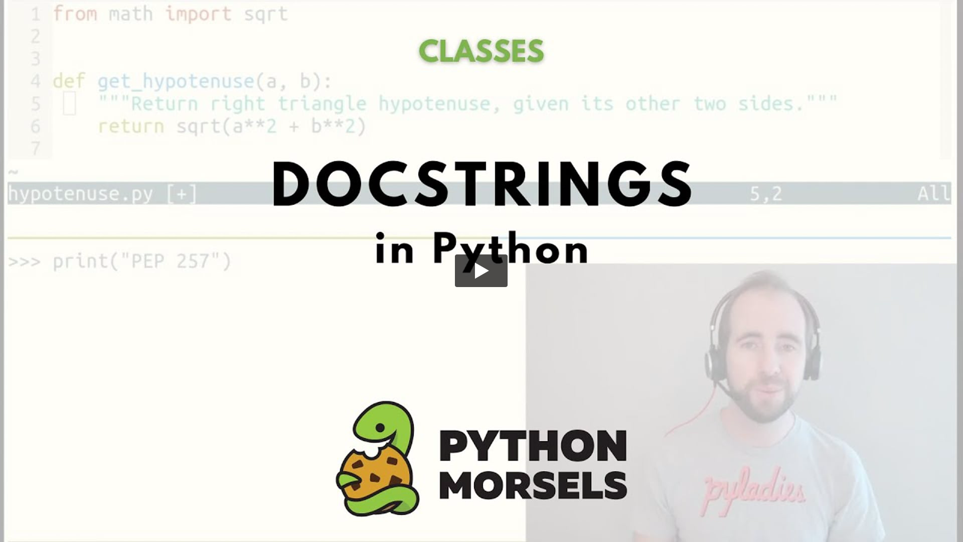 Docstrings in Python - Python Morsels