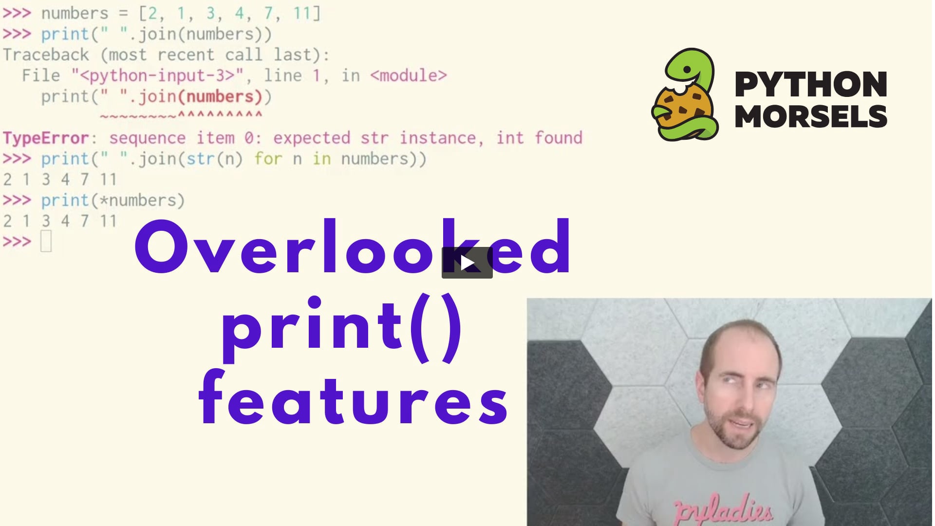 The power of Python's print function