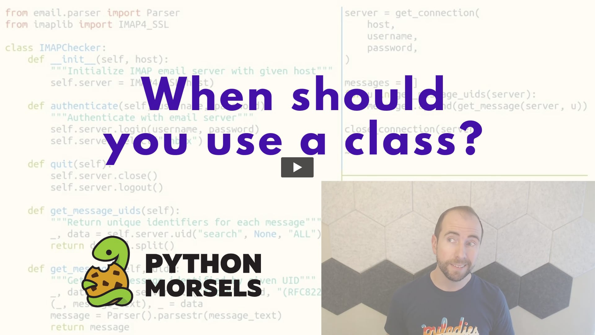 When are classes used in Python? - Python Morsels