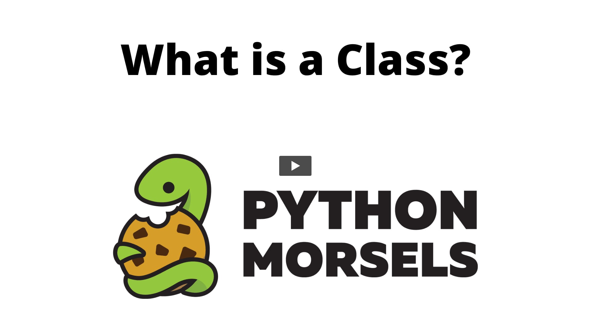 What is a class? - Python Morsels