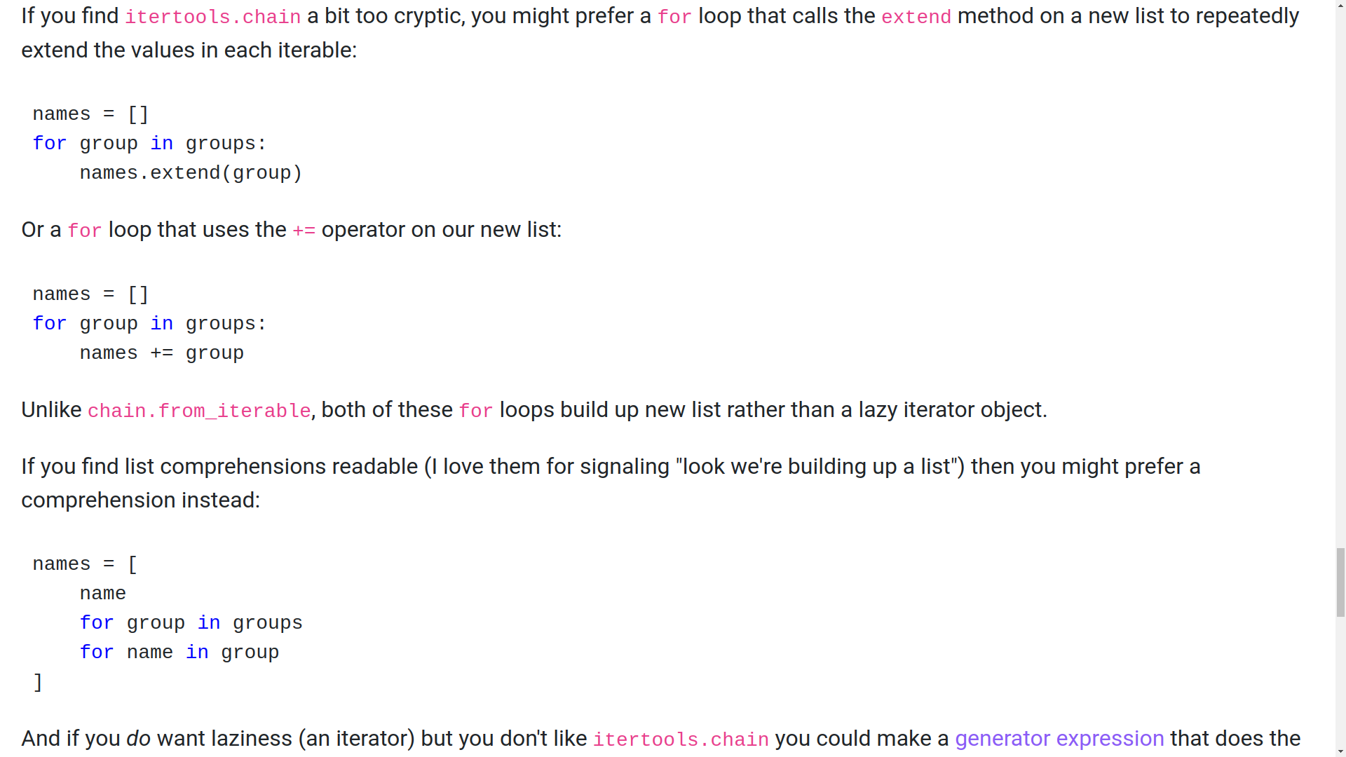 Flatten a list of lists in Python - Python Morsels